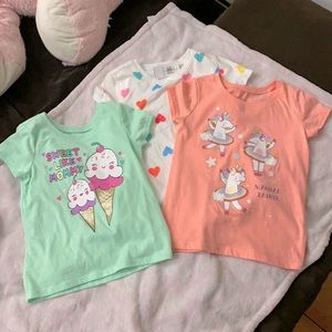 BUNDLE 3 shirts 4/5T like new condit. without tags